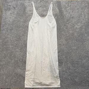 Vintage Velrose Slip Dress L Coquette Boudoir Soft Girl Old Money Satin 80s 90s